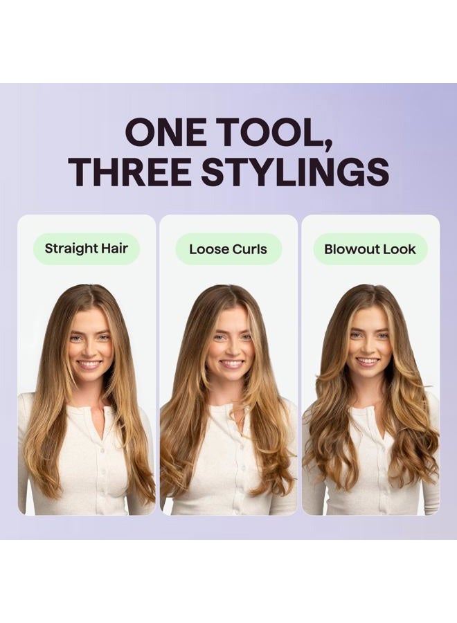 Wavytalk Updated Version Thermal Brush, 1.5 Inch Negative Ion Blowout Express Thermal Round Brush Creates Salon-Quality Blowouts, lonic Frizz Reduction Makes Hair Shinier & Smoother (Millennial Pink) - Image 5