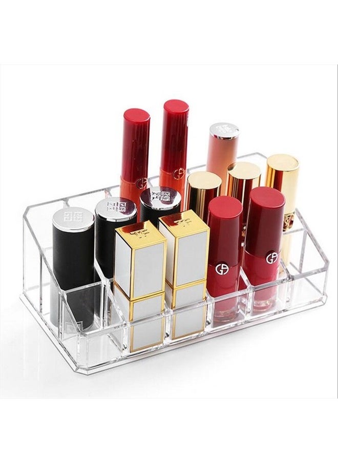 Weiai - Lipstick Holder 18 Spaces Lipgloss Organizer, 3 Rows - Multi Level, Makeup Holder & Cosmetics Storage Display - Image 1