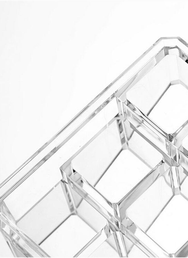 Weiai - Lipstick Holder 18 Spaces Lipgloss Organizer, 3 Rows - Multi Level, Makeup Holder & Cosmetics Storage Display - Image 1