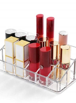 Lipstick Holder 18 Spaces Lipgloss Organizer, 3 Rows - Multi Level, Makeup Holder & Cosmetics Storage Display - pzsku/Z76F56826B6C54D203A3FZ/45/_/1686514701/95941080-7175-4167-b041-ab659d73d1e5