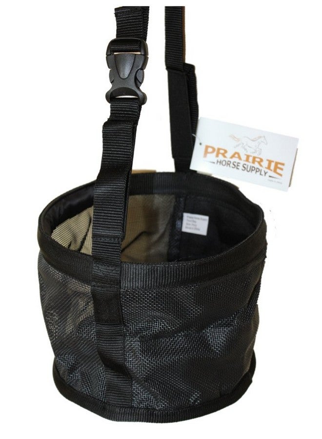 Prairie Horse Supply Feed Bag for Horses, Heavy Duty Durable Canvas Grain Feedbag, Small Medium or Large - Image 2