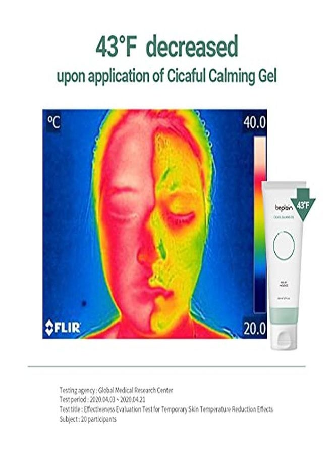 Cicaful Calming Gel | After Tanning Moisturizer To Soothe And Hydrate | Suitable For Acne Treatment | Beplain