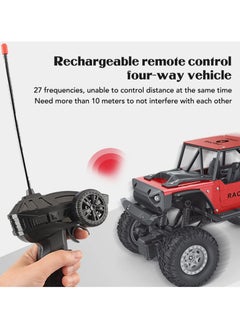 Chabeia 2.4GHz RC Monster Truck (Red) – 1:16 Remote Control Car, 4WD High-Speed 25km/h Racing Toy with Shock Absorbers, Off-Road All Terrain RC Truck for Kids & Adults  - Image 5