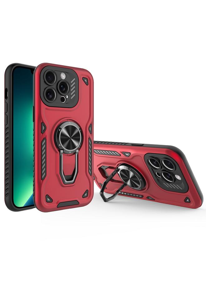 Zaboon Case For iPhone 13 Pro Metal Rotating Bracket TPU + PC Magnetic Phone Case - Image 1