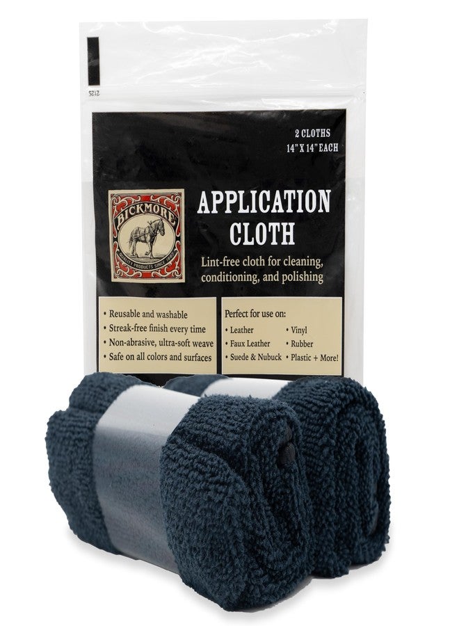 بيكمور عبوة بيكمور من قطعتين من قماش التنظيف الخالي من الوبر لتنظيف وترطيب وتلميع الجلود | منشفة من الألياف الدقيقة خالية من الخدوش لتطبيق منتجات العناية بالجلد بسلاسة - Image 1