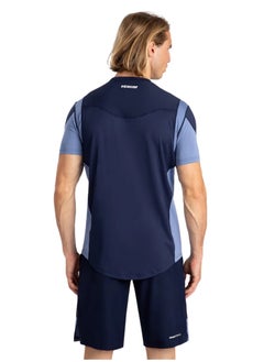 VENUM VENUM TEMPEST MENS DRY-TECH T-SHIRT NAVY BLUE/NAVY  - Image 3