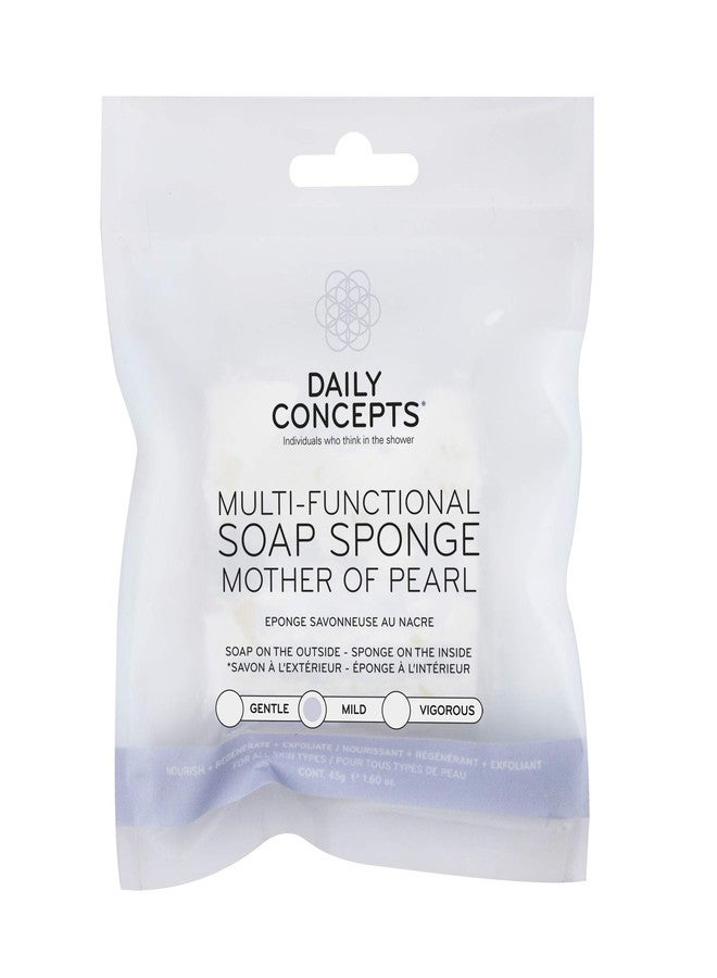 DAILY CONCEPTS Multi-Functional Soap Sponge, Mother of Pearl - Image 1