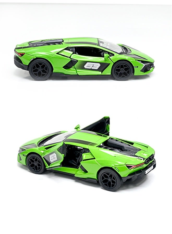 Kinsmart 1:38 Scale Door Openable Pull Back Action Lamborghini Revuelto Diecast Metal Alloy Toy Car - Image 3
