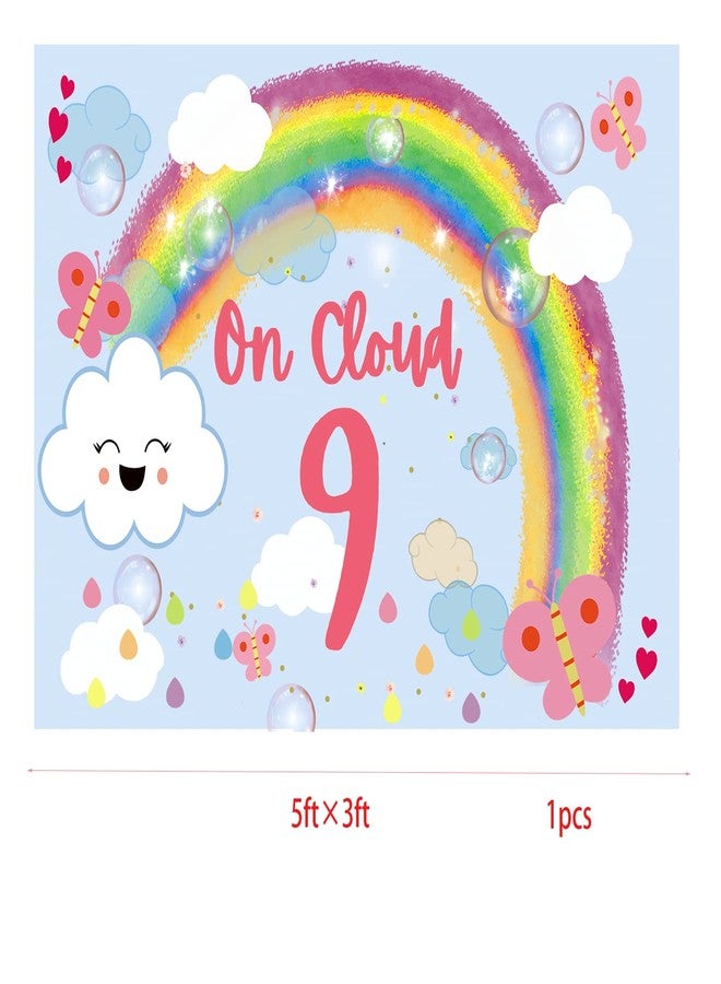 BEOXAGAR On Cloud 9 Birthday Party Decorations,On Cloud 9 Balloons,On Cloud 9 Cake Topper,On Cloud 9 Birthday Decor. - Image 4