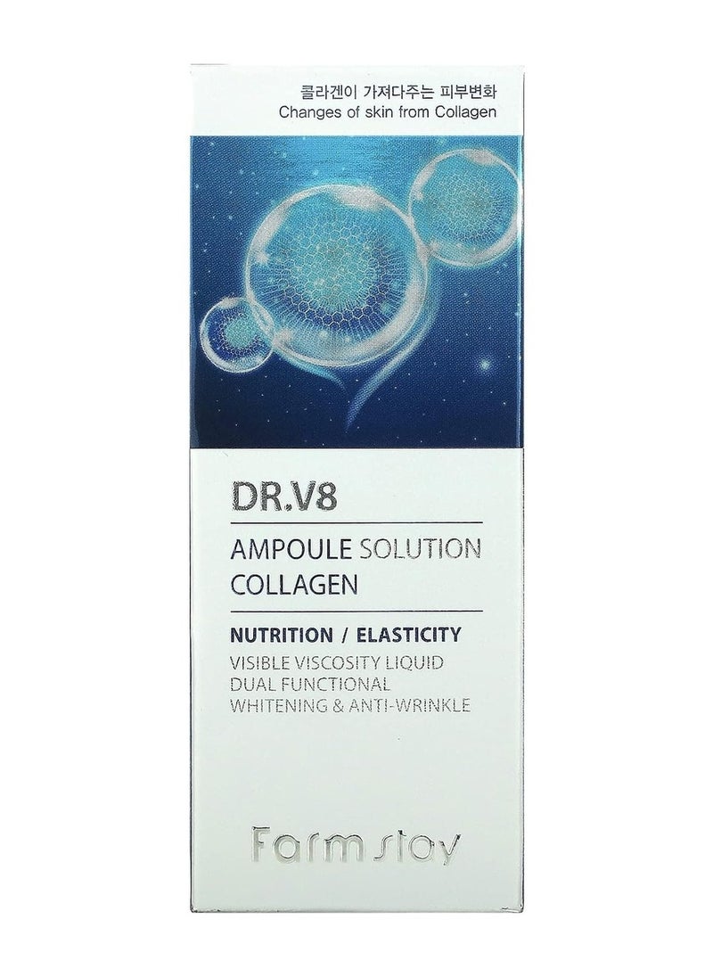 FARMSTAY - FARMSTAY DR.V8 Ampoule Solution Collagen, 30ml - Image 1