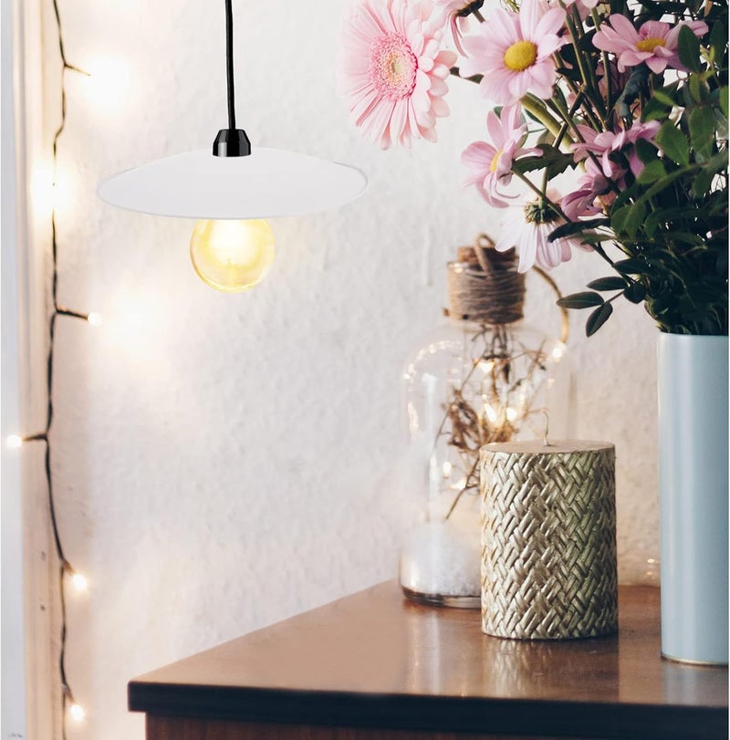 VOSAREA Aluminum Bulb Lampshade Reflective Light Cover for Industrial Ceiling Fixtures for and Outdoor Lighting - Image 4