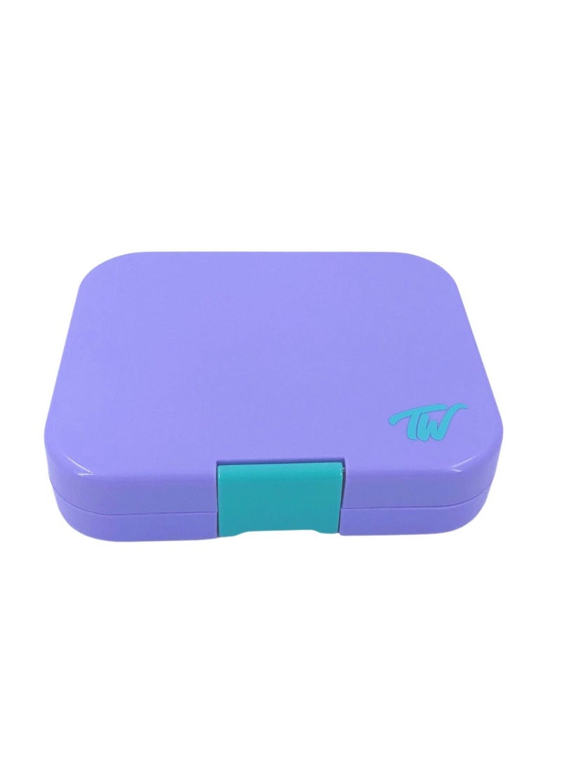TINY WHEEL Tiny Wheel baby Lunch Box 4 Compartments -Purple  - Image 1