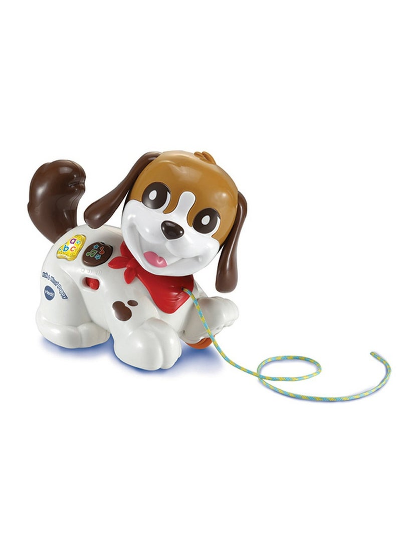 VTech Walk & Wiggle Pup,  Interactive Baby Toy with Lights & Music, Gift for Infants 6, 9, 12 months +, English version - Image 1