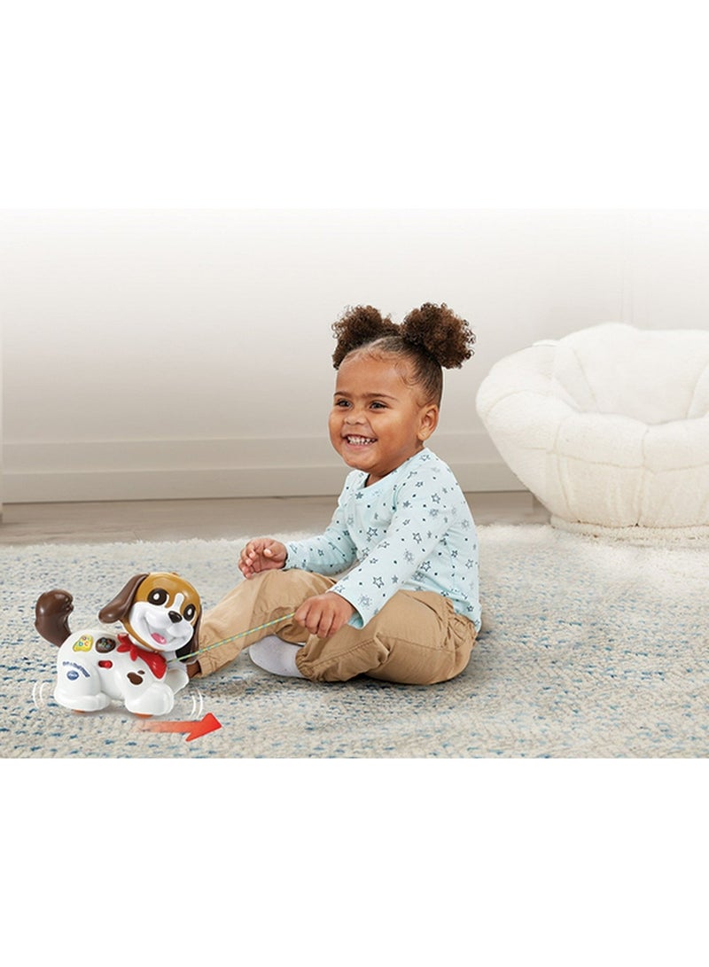 VTech Walk & Wiggle Pup,  Interactive Baby Toy with Lights & Music, Gift for Infants 6, 9, 12 months +, English version - Image 3