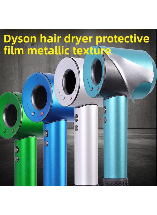 Suitable For Dyson Hair Dryer Sticker Hair Dryer Sticker Hair Dryer Protective Film Color Sticker To Make-Color:Sapphire Blue