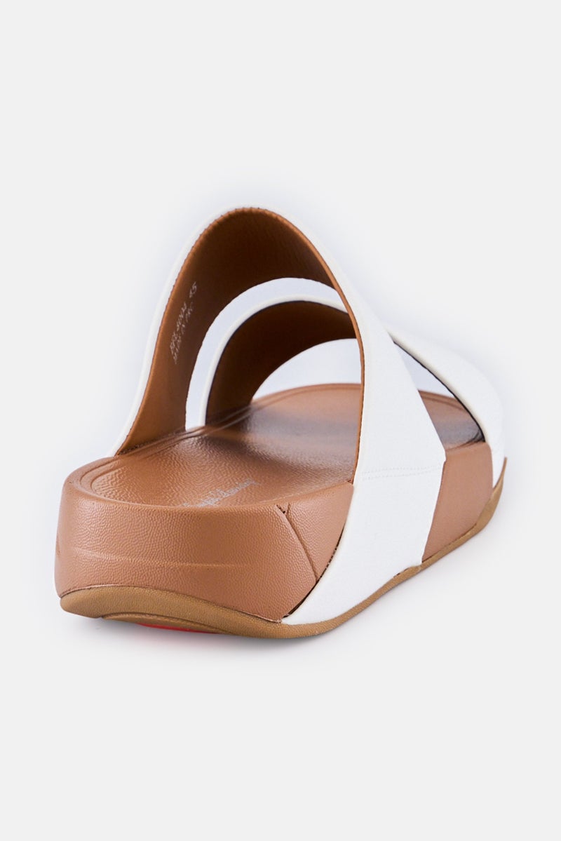 English Laundry صنادل عربية للرجال، بيضاء - Image 3