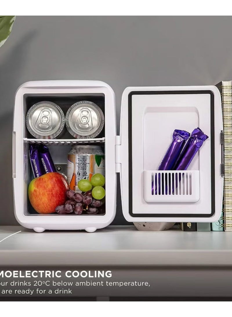 Denx Mini refrigerator suitable for home and car for storing hot and cold food and drinks  4 liter capacity - Image 1