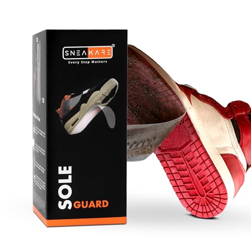 SNEAKARE Sole Guard – Shoe Sole Protector for Sneakers, Anti Slip Grip Tape, Shoe Bottom Cover, Non-Slip Shield Sheet, Shoes Protector for Men & Women – Pack of 1 - Image 1