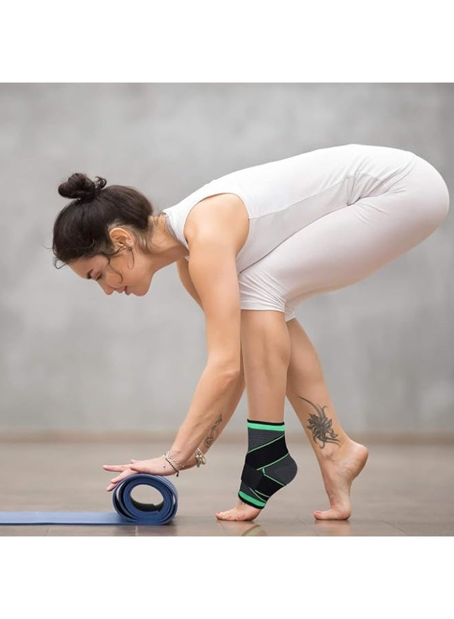 (BUY 1 GET 1 FREE) Advanced Ankle Compression Brace – Soft 3D Knitting Support with Unique Removable Strap – Relief for Plantar Fasciitis and Achilles Tendonitis. - Image 3