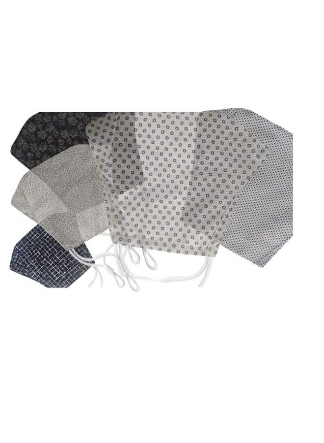 El Regalo 2 Large/Plus Size Cotton Face Mask ; (Set Of 2) Plus Size Masks With Adjustable Earloops ; Plus Size 3 Layers Soft Cotton Masks ; Reusable Breathable And Washable (Color Option 4) - Image 5