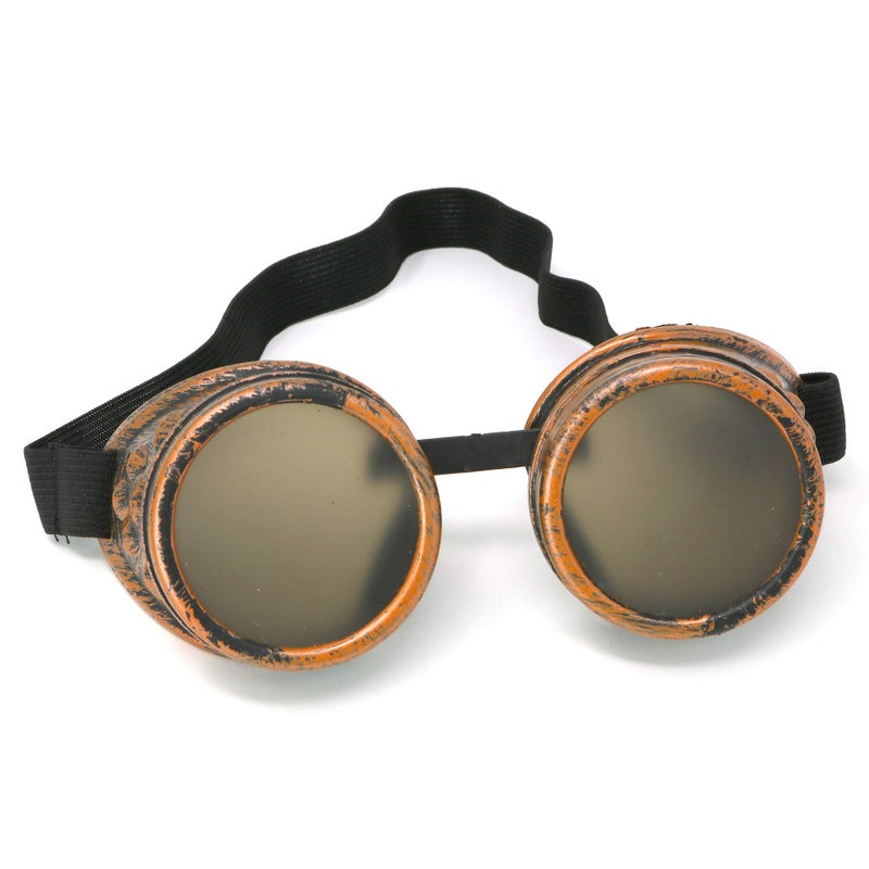 Skeleteen Steampunk Goggles Costume Accessories - Cyber Victorian Welding Glasses - 1 Piece - Image 5