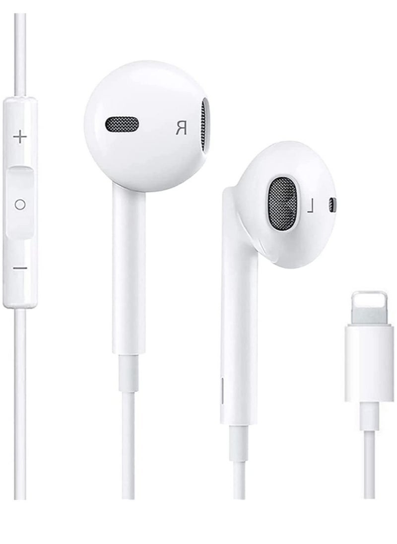 ELTRAZONE for iPhone 14 pro max Earphones Wired Headphones Built-in Mic&Volume Control & Noise Cancellation In-Ear Earphones Earbuds Compatible for iPhone 11/12/13 Pro/XS Max/8/8plus 7/7plus Support for all iOS  - Image 3
