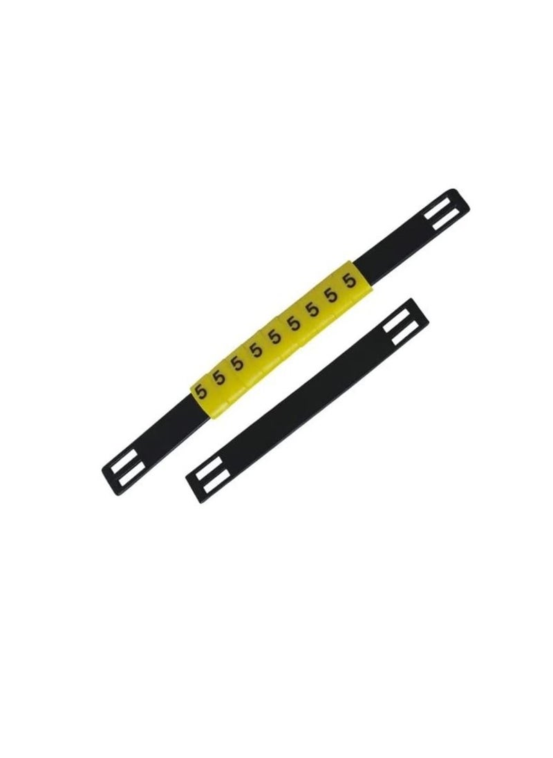 PVC High Quality PVC Cable Marker Strip Tie On Carrier Strip MS-135  - Image 1