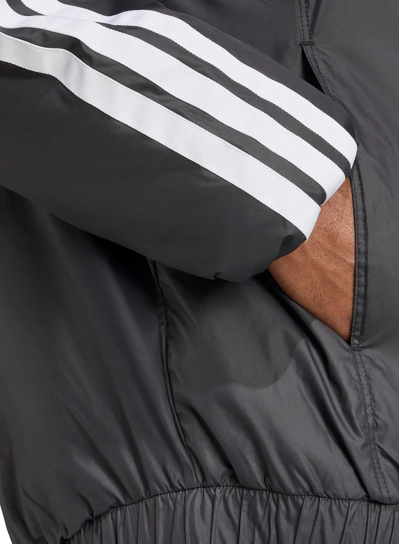 adidas جاكيت بومبر مبطن كلايما وورم أساسي بثلاثة خطوط