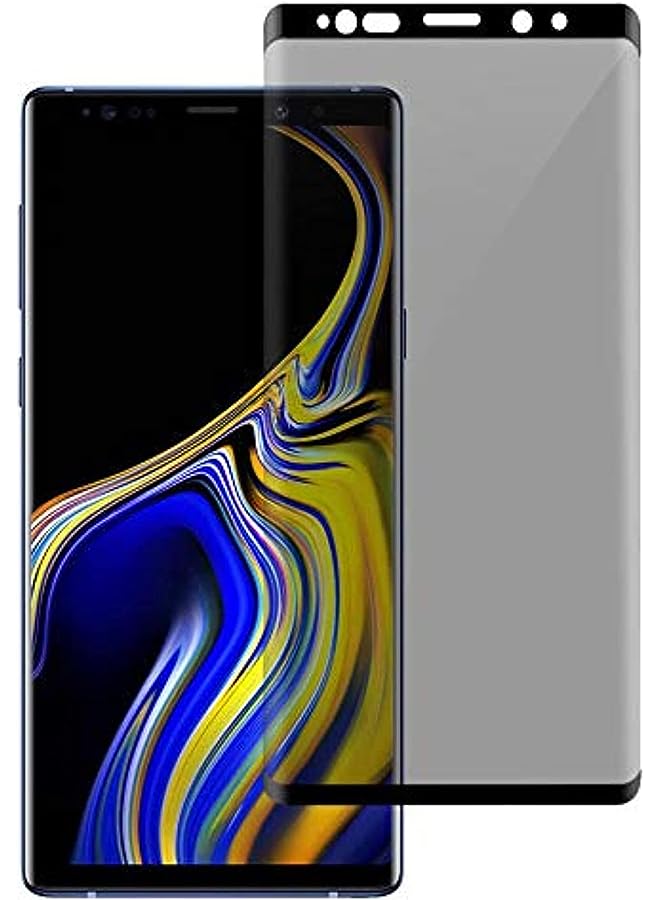 IAF For Samsung Galaxy Note 9 Privacy Anti-Spy Screen Protector Tempered Glass 5D Curved Edge 9H Hardness Anti-Scratch Anti-Shatter