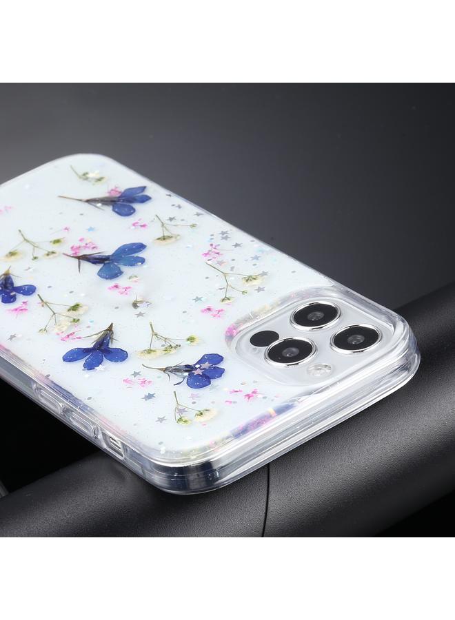 Zaboon Case For iPhone 12 / 12 Pro Gypsophila Flowers Pattern TPU Protective Case - Image 5