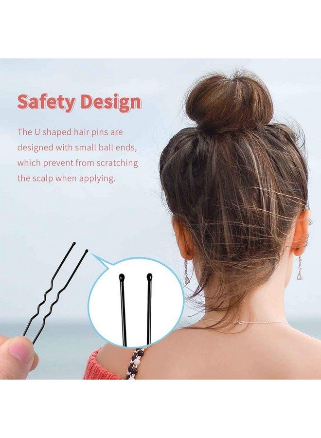 Sanas 20 Pcs Bobby Pins 6Cm Long U Shape Black Metal Diy Hair Juda Bun Pin Hair Clips For Updo Hairstyles Hair Styling Accessories Combo Pack Bob Pins For Women And Girls 20 Pcs - Image 4