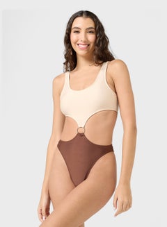 Ginger Colorblock Cutout Detail Swimsuit  - Image 4
