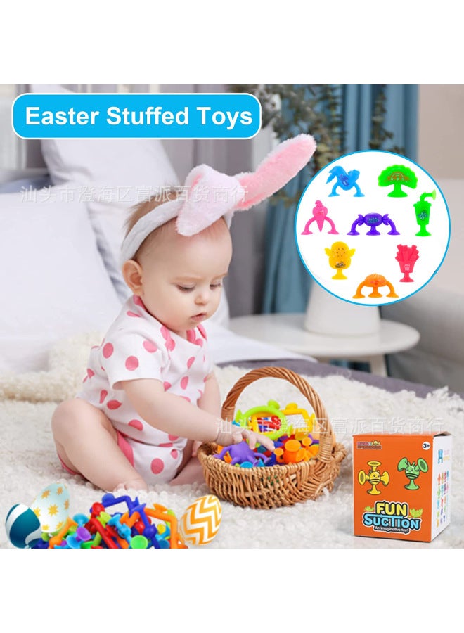 Fp Sucker Sticky Music Children's Bathroom Bath Toy French Fries Coke Chicken Wings Geometric Darts Educational Assembled Play - Image 3