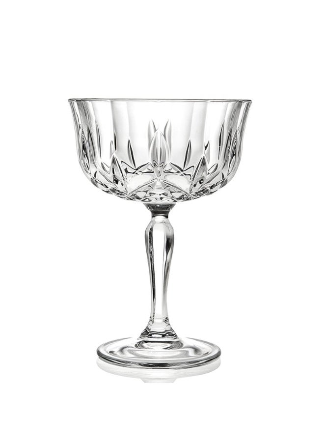 RCR 6-Piece Opera Elegant Design Luxion Eco Crystal Glass Champagne Goblet Set Clear 240 ml 25849020206 - Image 2