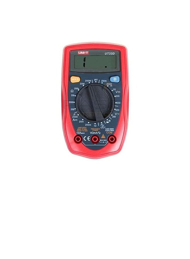 UNI-T Uni-t UT33D LCD Palm Size Digital Multimeter  - Image 2