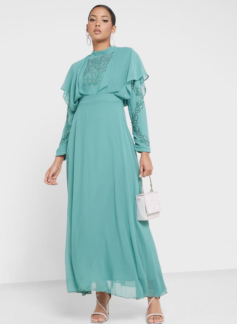 خزانة فستان بطبقة كشكش - Image 1