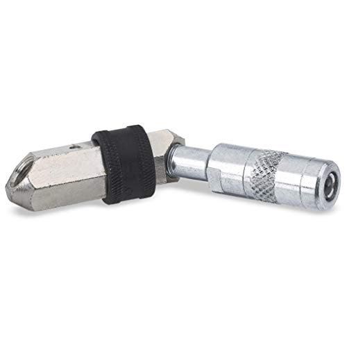 LUMAX موصل شحم لوماتكس LX-1406 فضي دوار 360 درجة - Image 1