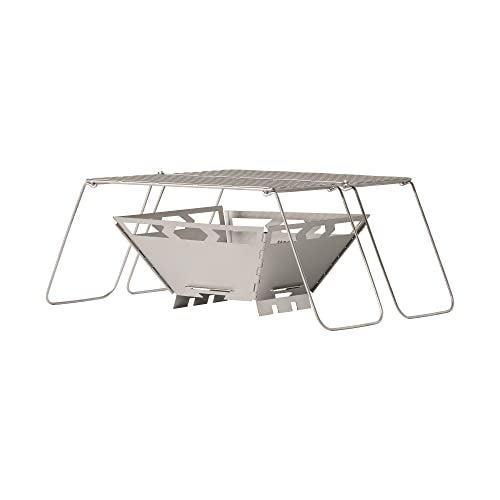 Vargo Titanium Fire Box Grill 2.0 - Compact, Lightweight, and Durable Camping Grill - Image 4