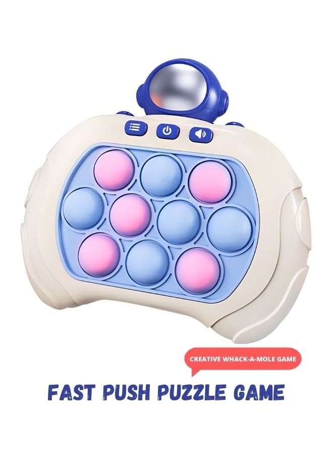 Pop It Puzzle Game Light Up Fidget Toy, Bubble Popping Toys for Kids, Stress Relief Sensory Toy, Game Gifts for 3-12 Years Boys Girls