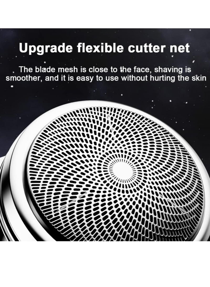 Generic Mini Electric Shaver, Portable Men Electric Shaver USB Rechargeable Men Grooming Razor, Pocket Size Mini Shaver Washable for Travel (Silver)  - Image 3