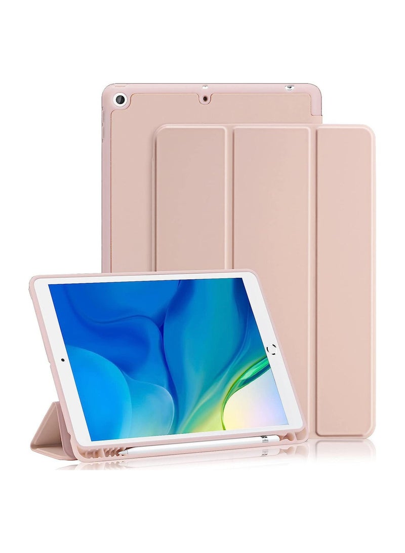 iPad 9th/8th/7th Generation Case (2021/2020/2019) iPad 10.2-Inch Case with Pencil Holder [Sleep/Wake] Slim Soft TPU Back Smart Magnetic Stand Protective Cover Cases - Image 1