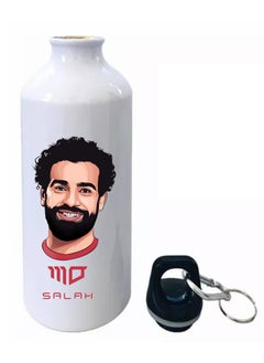 ماركة غير محددة زجاجة مطبوعة محمد صلاح- 500 مل، الألومنيوم  - Image 1