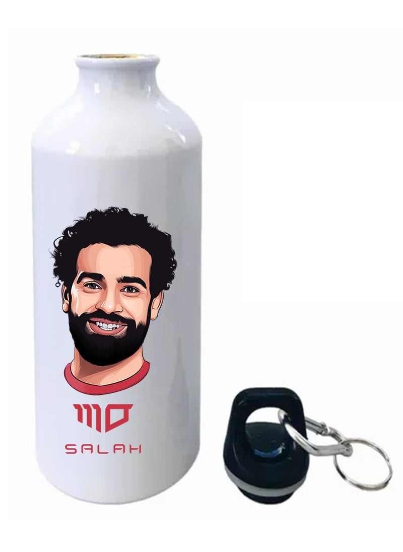 ماركة غير محددة زجاجة مطبوعة محمد صلاح- 500 مل، الألومنيوم  - Image 1