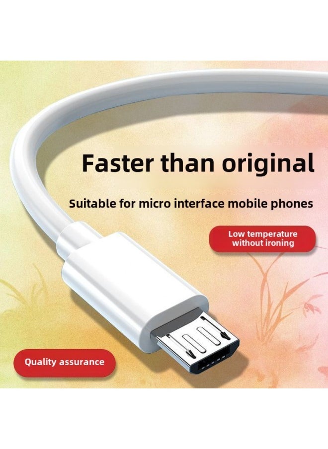 Generic - Android Trapezoidal Data Cable Applicable To Huawei OPPO Xiaomi Vivo Mobile Phone Charging Line Flash Charging-Color:This Is Called Android Fast Charging And Does Not Get Hot_special Offer Super Flash Charging Cable 2.1m Pieces - Image 1