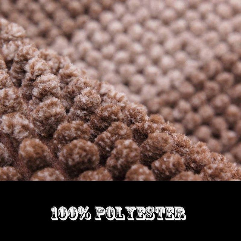 COSY HOMEER COSY HOMEER Bath Rugs Made of 100% Polyester Extra Soft and Non Slip Bathroom Mats Specialized in Machine Washable and Water Absorbent Shower Mat (44x26 Inch  Teal) - Image 3