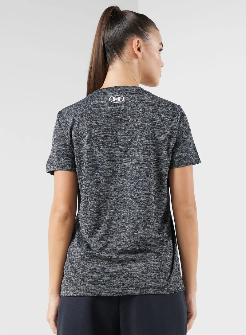 اندر ارمر تي شيرت تك تويست قصير الأكمام