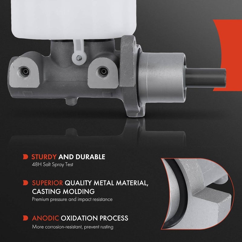 A-Premium Brake Master Cylinder with Reservoir for Acura and Honda - Image 2