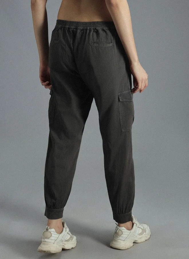 HIGH STAR  Women Grey Trousers for Women | Best Price UAE