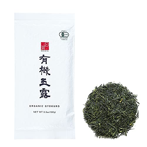 Ocha & Co. Ocha  Co Organic Gyokuro Green Tea  Shade Grown Japanese Loose Leaf Green Tea  Smooth UmamiRich Aromatic Organic Tea from Japan 100g35oz - Image 1