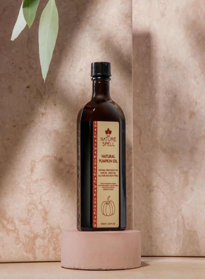 Nature Spell Pumpkin Seed Oil for Hair Growth, Suitable for All Hair Types, 5.07 Fl Oz - Image 5